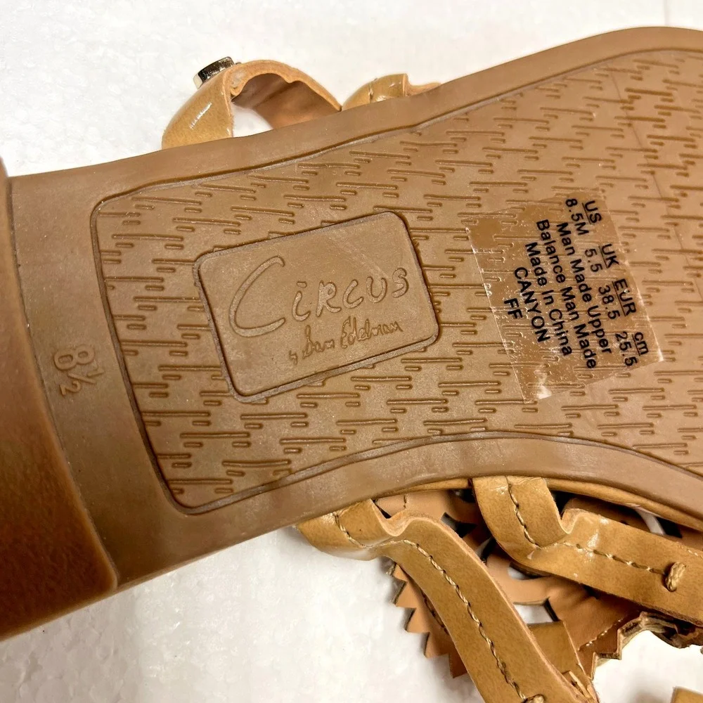 Circus by Sam Edelman Canyon Women's Sandals Size 8.5M Beige‎